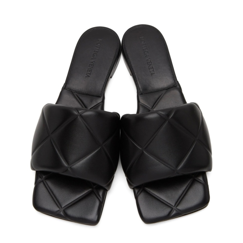 Bottega Veneta Lido Quilted Slides